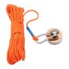 Magnet Fishing Kit with Strong Magnet for Pulling 550 lbs, Rope, Gloves, Threadlocker Glue | Fishing Magnets with Rope for Underwater Treasure Hunting