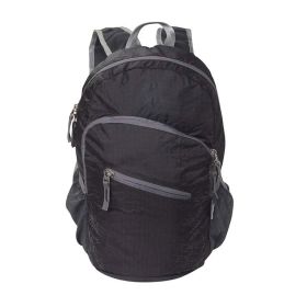 Portable Hiking Backpack Lightweight Travel Outdoor Camping Daypack (Color: black, Type: Backpack)